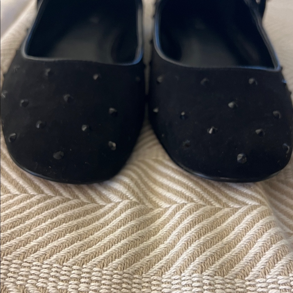 J. Crew Black Mary Jane Flats with Stud Accents - Picture 4 of 6